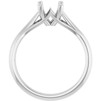 14K Solitaire Engagement Ring Mounting