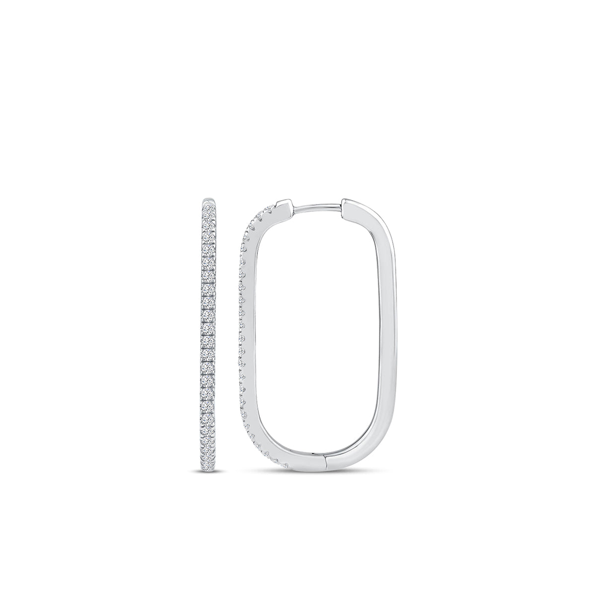 10KW 1/2 CTW RD HOOP EARRING