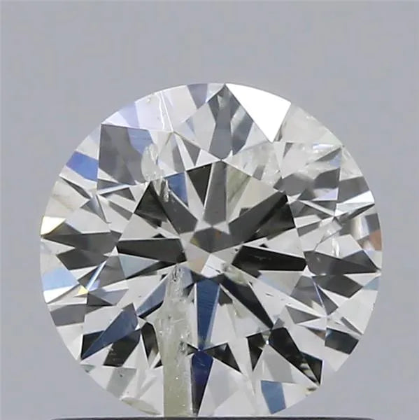 0.71ct Round Natural Diamond (Colour G, Clarity I1, Cut EX, IGI Certified)