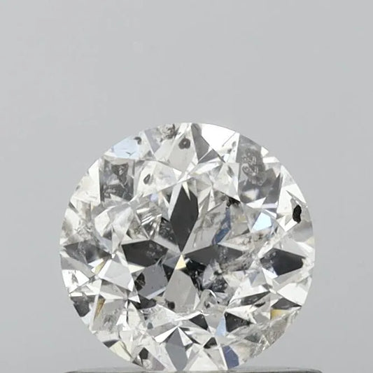0.71ct Round Natural Diamond (Colour G, Clarity I1, Cut VG, IGI Certified)
