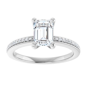 14K 1 CTW Lab-Grown Diamond Engagement Ring