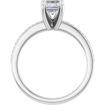 14K 1 CTW Lab-Grown Diamond Engagement Ring