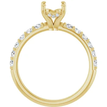 14K Engagement Ring Mounting