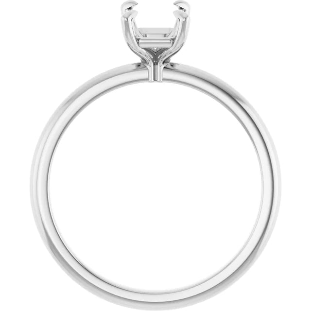 14K  Solitaire Engagement Ring Mounting