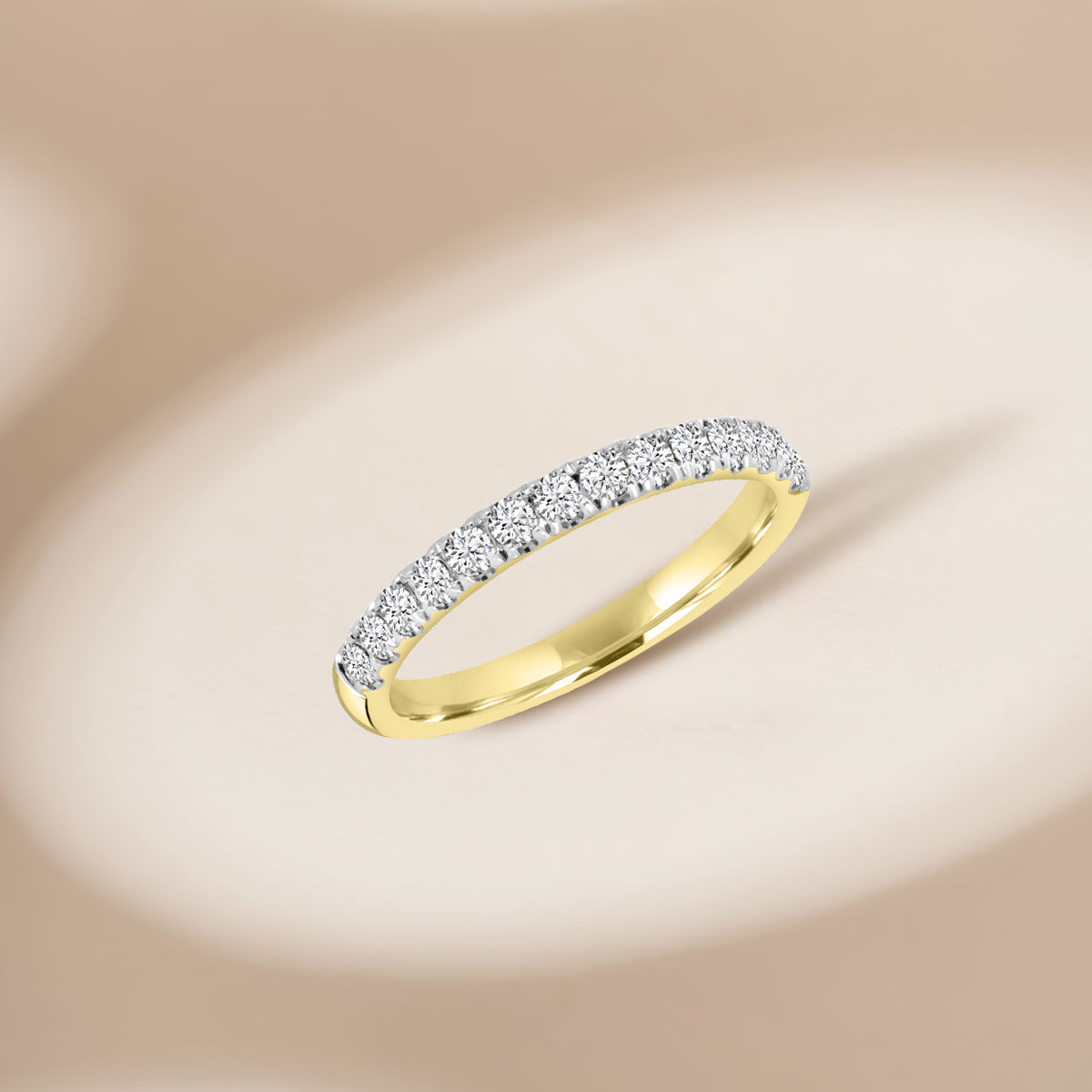 Classic Diamond Band in U-Prong Setting
