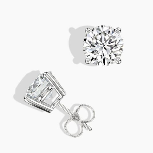 6.00 ct 14K Studs IGI Certified